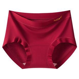 芬腾莫代尔红内裤女童初中生2026新款本命年无痕少女学生三角短裤