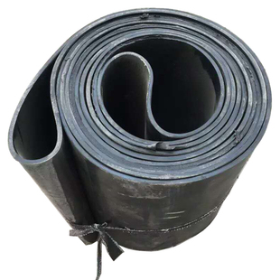 配料机橡胶输送带尼龙帆布裙边皮带机耐磨上凸花纹无缝环形传动带