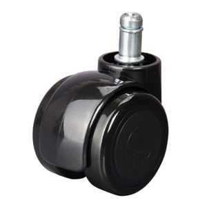 出口电脑椅轮子 转椅配件万向轮 办公椅滚轮脚轮老板座椅轱辘软边