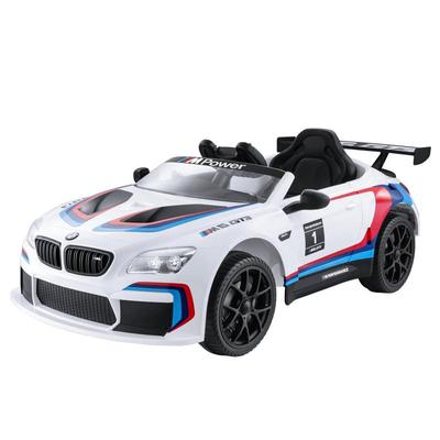 宝马儿童电动车可遥控可自驾摇摆