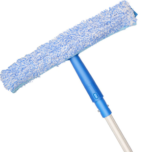 上水器毛头清洁工具擦玻璃刮35cm替换布白色加厚伸缩杆涂水器抹水