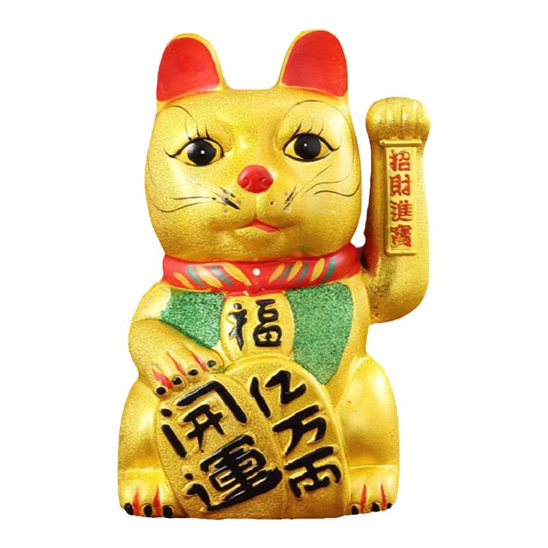 招财猫摆件电动摇手大小号店铺开业乔迁家居客厅收银台创意礼品