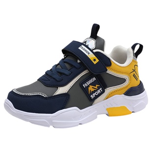 男童鞋鞋子男童新款儿童运动鞋皮面跑步中大童男孩老爹鞋秋冬棉鞋