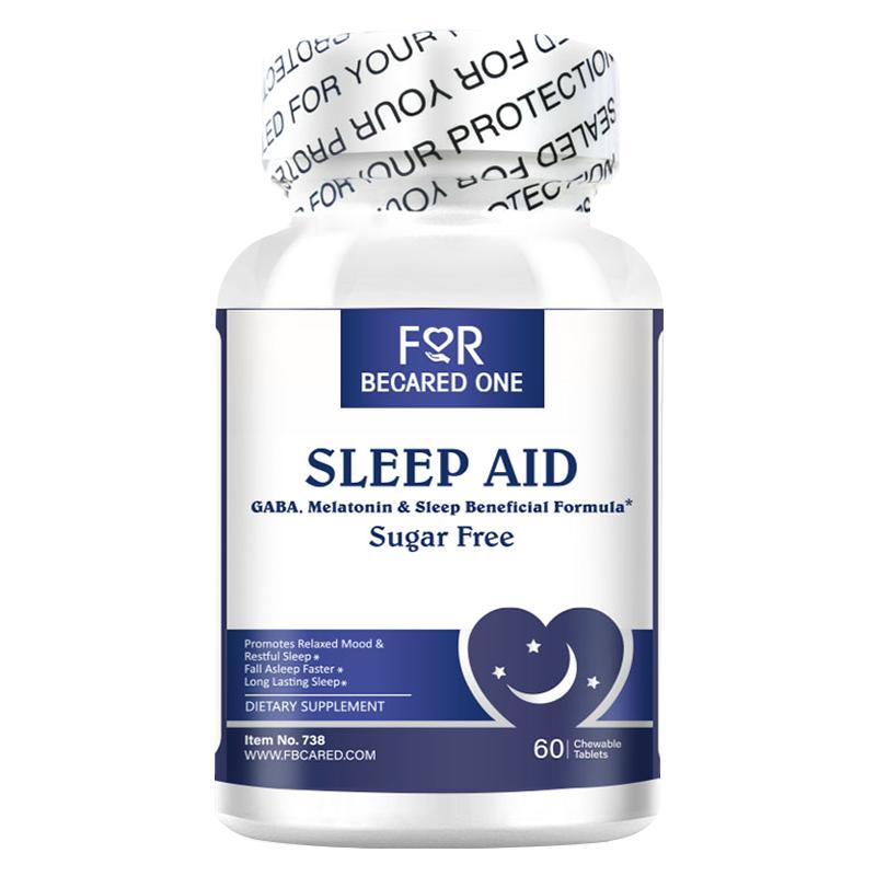 FBO美国进口褪黑素 GABA褪黑素片睡眠片助眠安神 改善睡眠