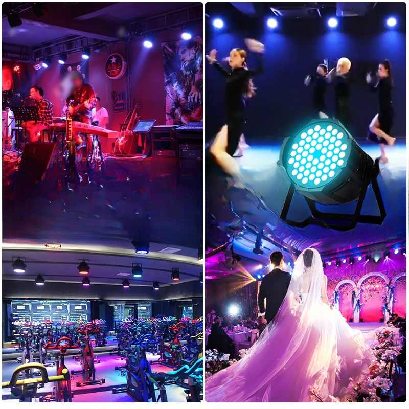 全彩帕灯54颗3w舞蹈室氛围灯led面光灯酒吧直播舞台灯光设备全套