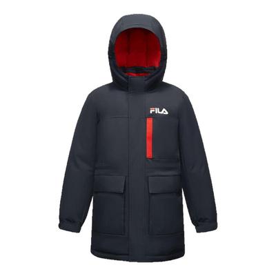 FILA斐乐中大童中长款羽绒服