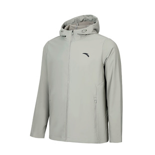 安踏连帽外套男士防泼水运动服2026春季新款防风户外时尚休闲夹克