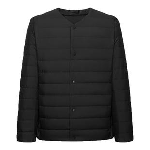 HLA/海澜之家轻商务排骨羽绒服25秋冬新白鸭绒保暖轻薄内胆外套男