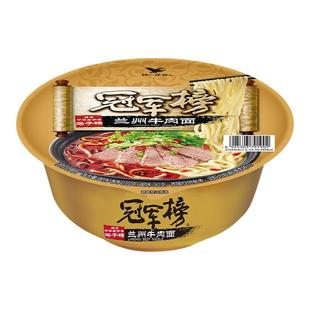 统一马子禄冠军榜兰州牛肉拉面整箱碗装方便面泡面