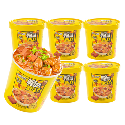 回味赞冲泡鸭血粉丝汤