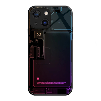 电路板液态玻璃手机壳创意