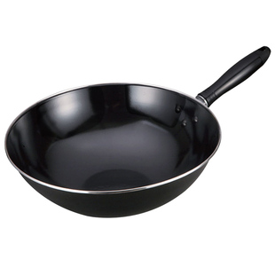 苏泊尔炒锅家用传统铁锅搪瓷防锈老式炒菜锅不易粘无涂层燃气通用