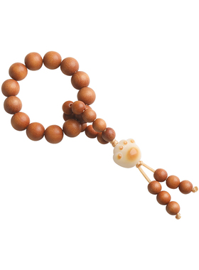 崖柏小手捻文玩手串可盘玩念珠