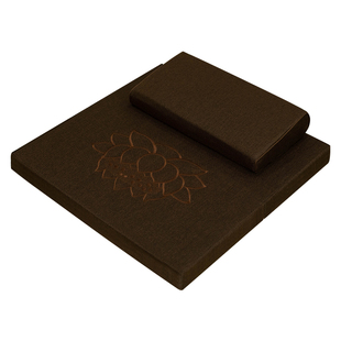 打坐垫禅修垫家用跪拜佛上垫子静坐蒲团打座加厚椰棕折叠冥想神器