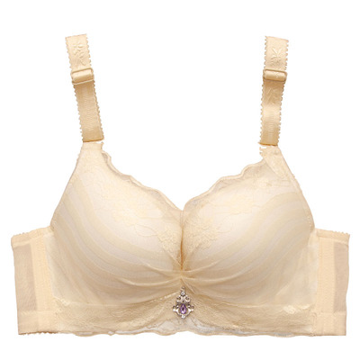 不空杯小胸有钢圈聚拢内衣女