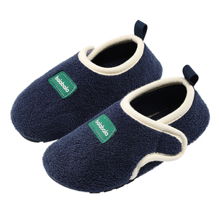 巴拉巴拉儿童棉鞋男童冬季宝宝室内地板鞋家居毛毛保暖女童棉拖鞋