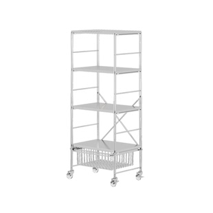 打印机置物架落地多层办公室桌边文件整理柜可移动复印机收纳架子