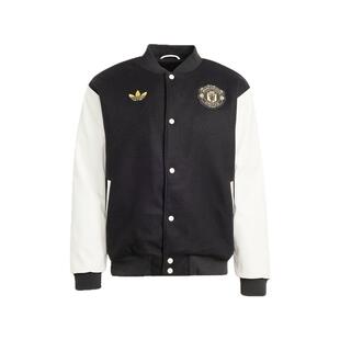 adidas阿迪达斯曼联扎染飞行员棉服春男蛇新年短棉衣JF0382