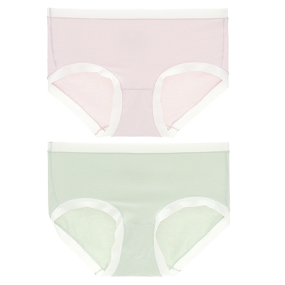 【两条装】安莉芳专柜新品棉质中腰平角裤女士包臀内裤EPW0289