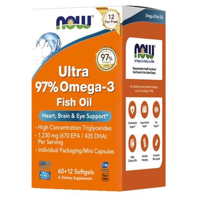 NOW小知己至纯97%鱼油深海rTG型