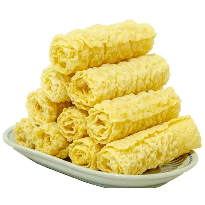 响铃卷油炸腐竹卷豆皮卷黄金卷三秒做腐皮虾滑卷火锅食材商用家用