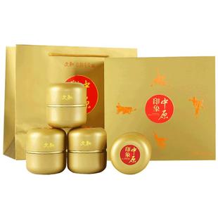 文新信阳毛尖绿茶2025新茶叶春茶明前特级印象75g*4罐年货送礼盒