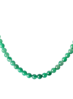 天然非洲翠项链女简约高级感颈链