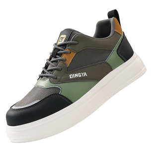 轻丫厨师鞋防滑防水防油厨房后厨专用厚底增高餐饮专业休闲鞋男款