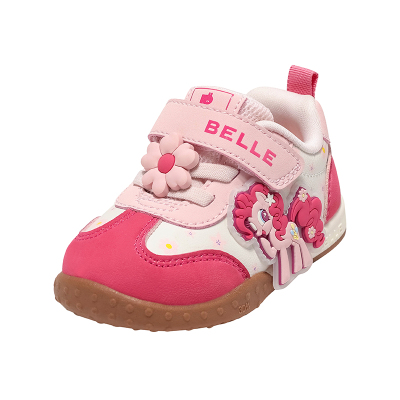 百丽童鞋小马宝莉联名2025秋新款女童学步鞋软底休闲鞋儿童运动鞋