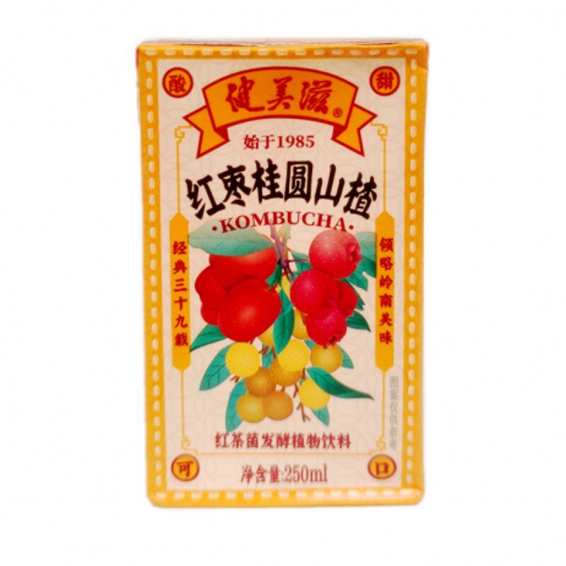 红枣桂圆健美滋红茶菌发酵饮料