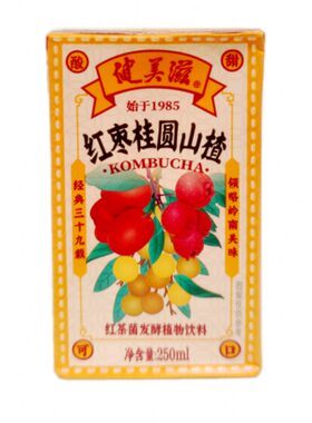 红枣桂圆健美滋红茶菌发酵饮料