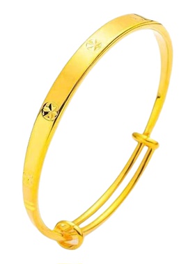 订婚五金首饰仿真越南沙金拉手镯