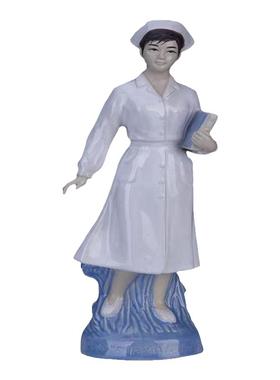 陶瓷诊所医院药店医生护士雕像