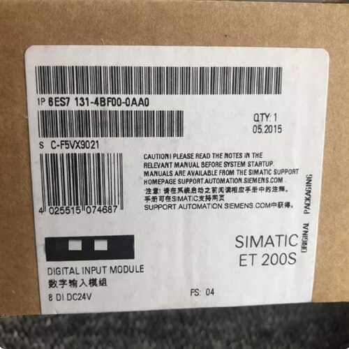 议价6ES71314BF000AA0西门子ET200S开关量输入模块6ES7131-4BF00-
