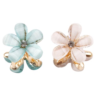 迷你简约花朵小抓夹发饰小号发卡子侧边夹气质刘海夹小发夹发抓女