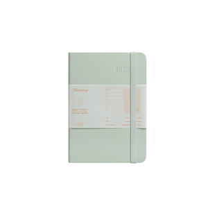 马卡龙A6特种纸手帐本一周一页日程本2026效率手册周计划盐系周记口袋小巧自律打卡笔记本日历365天手账定制