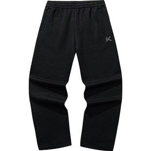 安踏6D裤丨KT运动长裤男跑步训练卫裤宽松阔腿直筒裤子152611313S