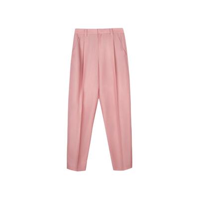 LESS春秋绵羊毛裤子女休闲简约直筒西装长裤2N8E11640