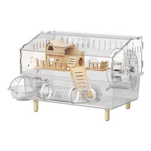 仓鼠笼子金丝熊专用大空间防越狱超大豪华别墅便宜大的亚克力透明