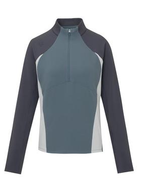 DESCENTE迪桑特WOMEN’S TRAINING系列女士磨毛半拉链长袖针织衫