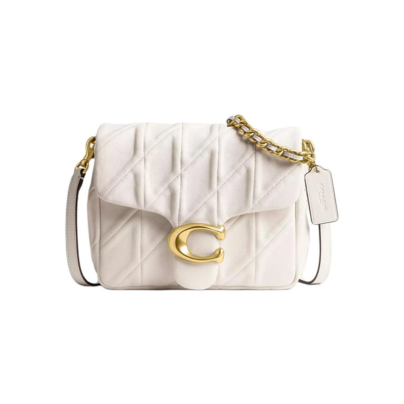 【自营】COACH/蔻驰金属LOGO标志女士时尚单肩斜挎手提包CW629