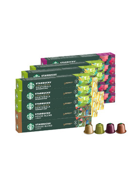 星巴克胶囊咖啡Nespresso胶囊咖啡200粒浓缩咖啡教师节礼物