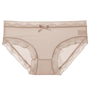 4条超薄性感内裤女中腰纯棉裆无痕冰丝无痕速干透气少女士三角裤