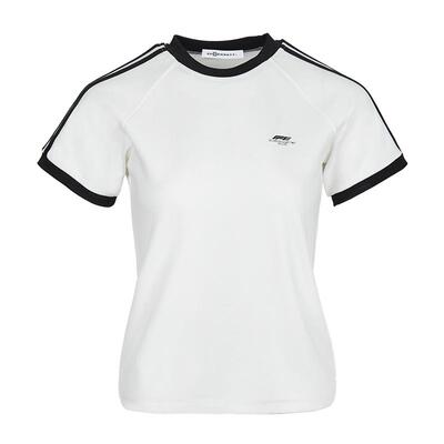 美式运动短袖佐贝卡三道杠