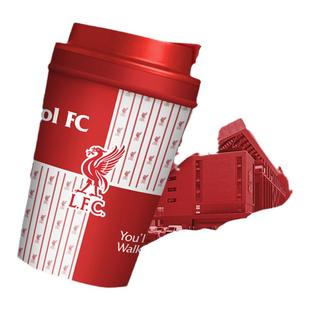【官方正版】利物浦俱乐部  | 经典队徽咖啡杯便携保温杯足球迷