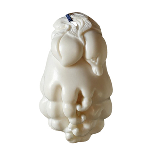 鹿角佛手挂件钥匙扣手工雕刻手把件吊坠包挂件饰品车挂文玩送礼