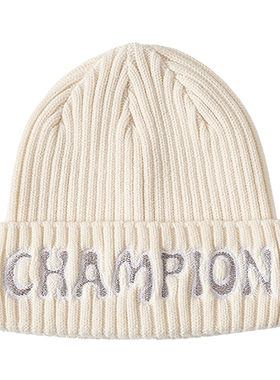 Champion冠军大logo针织帽