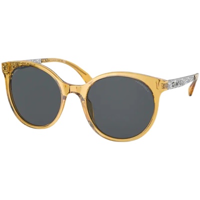 香奈儿21CHANEL镂空金属墨镜