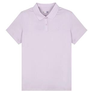 乔丹短袖T恤女装2026夏季新款紫色棉体恤女士翻领上衣运动POLO衫