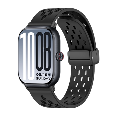 适用于vivowatchgt2表带iQOOwatch5透气硅胶磁吸扣腕带新款vivo智能运动手表watchGT2/5男女士高级感替换带夏